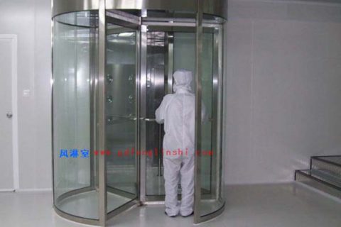 自動旋轉(zhuǎn)門風淋室|旋轉(zhuǎn)門風淋室